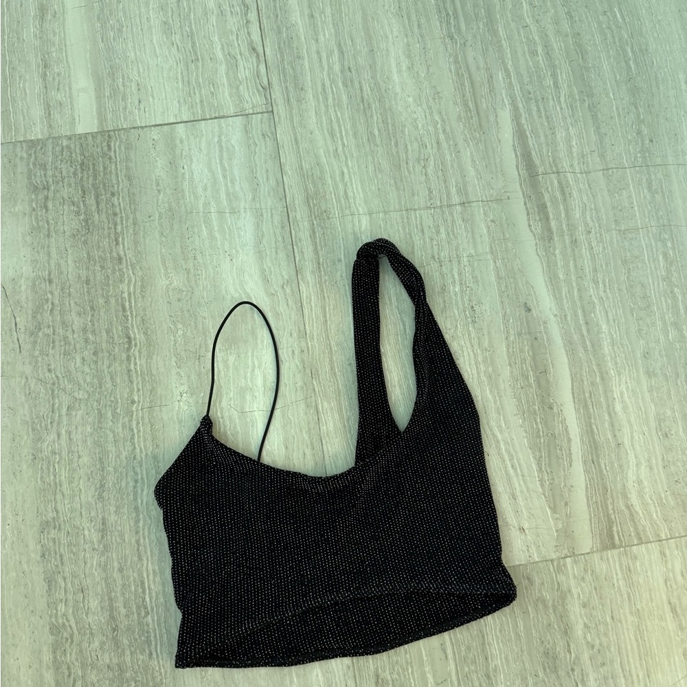 NWOT ALIX NYC Black Crop Top